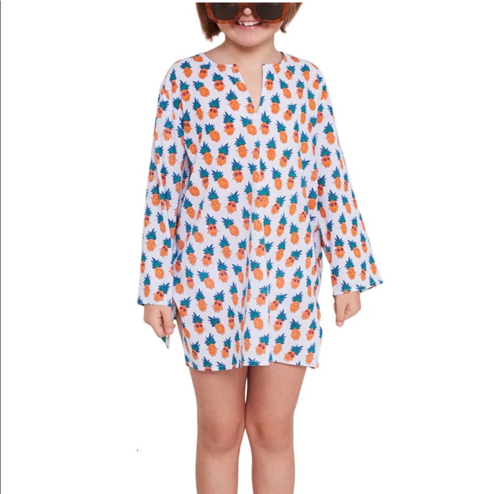Roller Rabbit Pina & Colada Swim Cover Kurta Sz 4